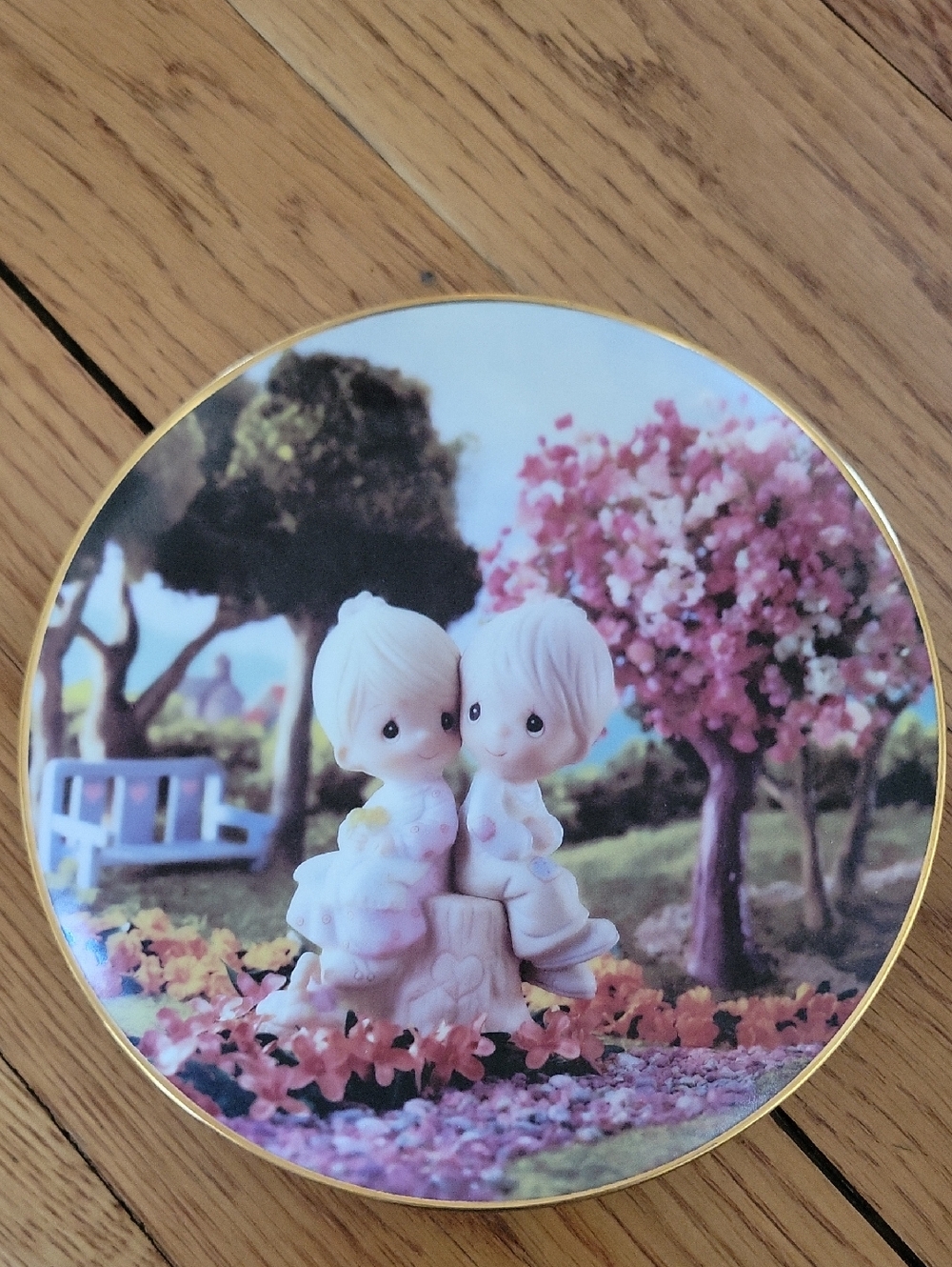 Precious Moments 1993 White Collector Plate